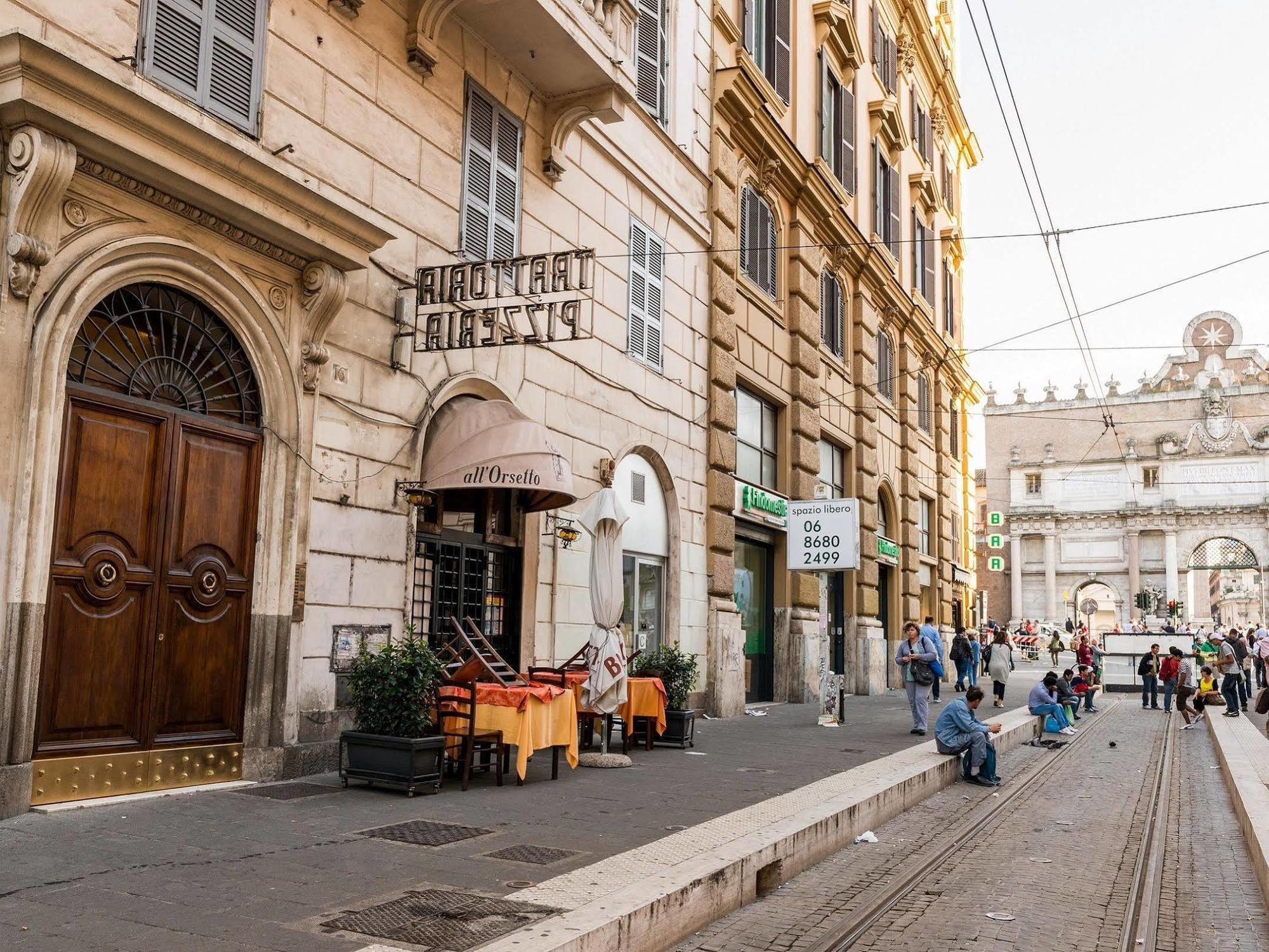 Vila Martina A Piazza Del Popolo Řím Exteriér fotografie